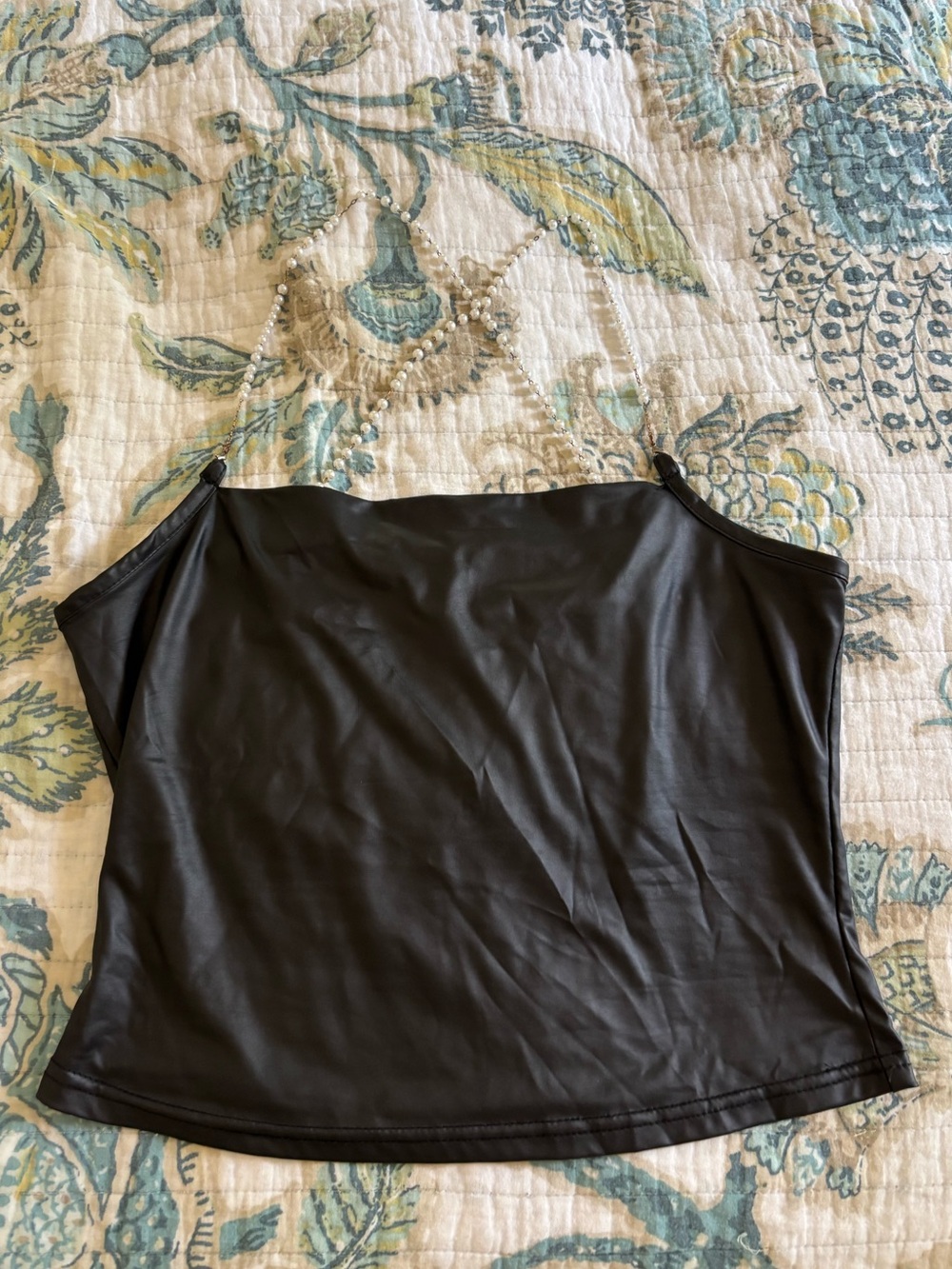 Cider Leather Tank Top